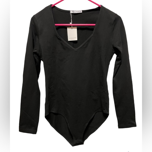 Mangopop Long Sleeve Sweetheart Bodysuit - Picture 5 of 5
